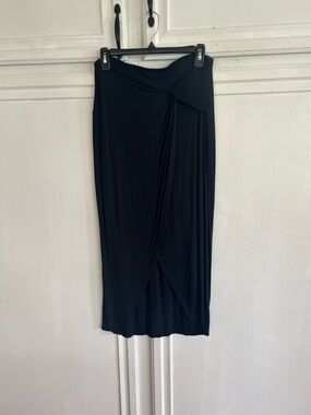 Bailey 44 navy wrap skirt